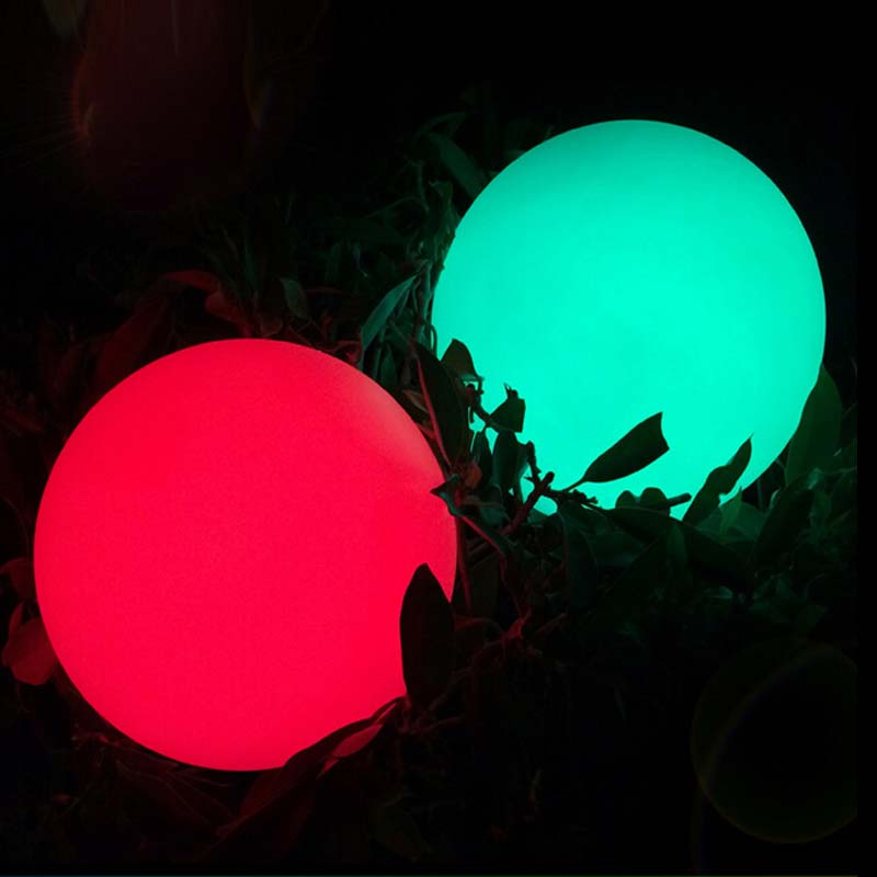 LED Light Ball RGB Color Changing PE Furniture Ball Decoration Events Lighting