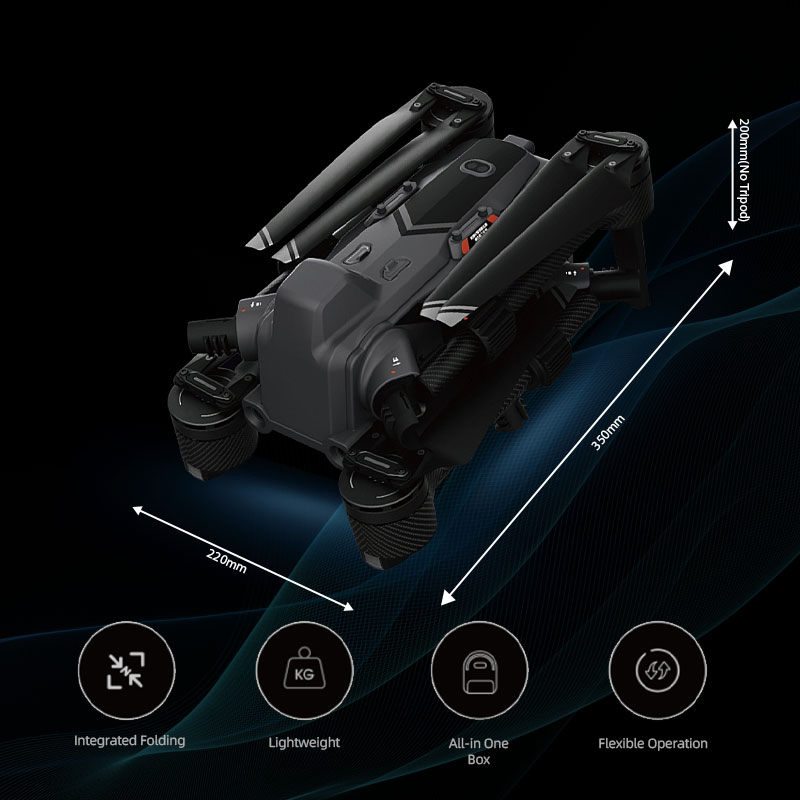 Factory Price Fpv HD Camera Fast Charging Quadcopter Remote Control Infrastructure Inspection Detect Drone