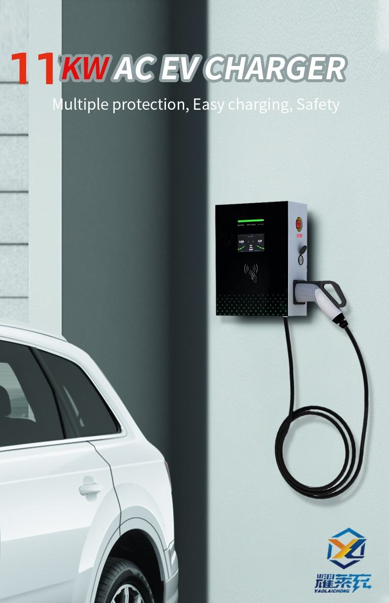 Ylc Factory Sales 7/11/22kw AC Wallbox Electric Vehicle EV Charger Charging Stations