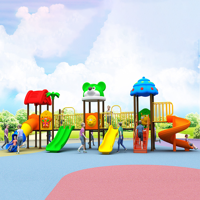 Small Custom Kindergarten Outdoor Slide Amusement Equipment for Parks Communities