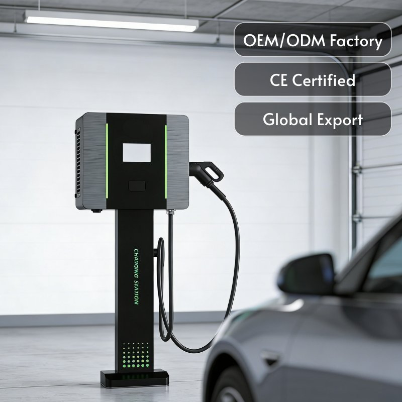 Smart 40kw Double-Ports DC EV Charging Station with Ethernet and APP Monitoring