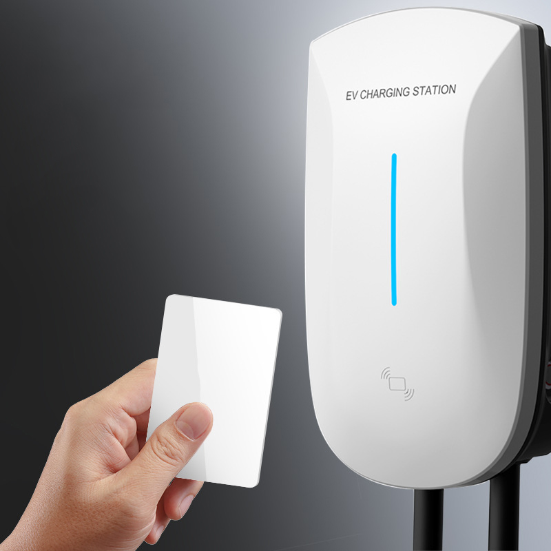 Factory Price 7kw Level 2 IEC62955 Leakage Protection Mode 3 AC Electric Car EV Charging Station Wallbox 7kw Type 2 Type 1 SAE J1772 Plug