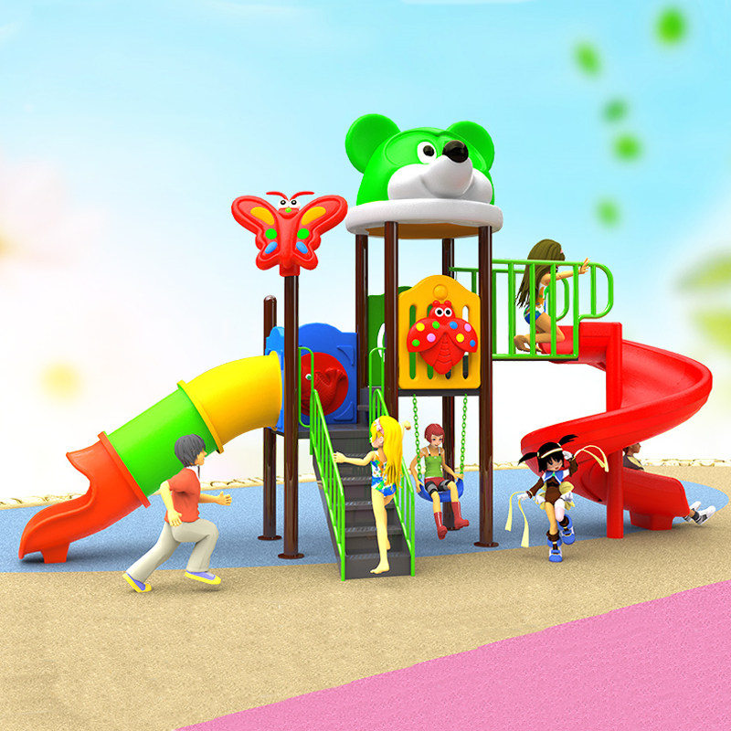 Small Custom Kindergarten Outdoor Slide Amusement Equipment for Parks Communities