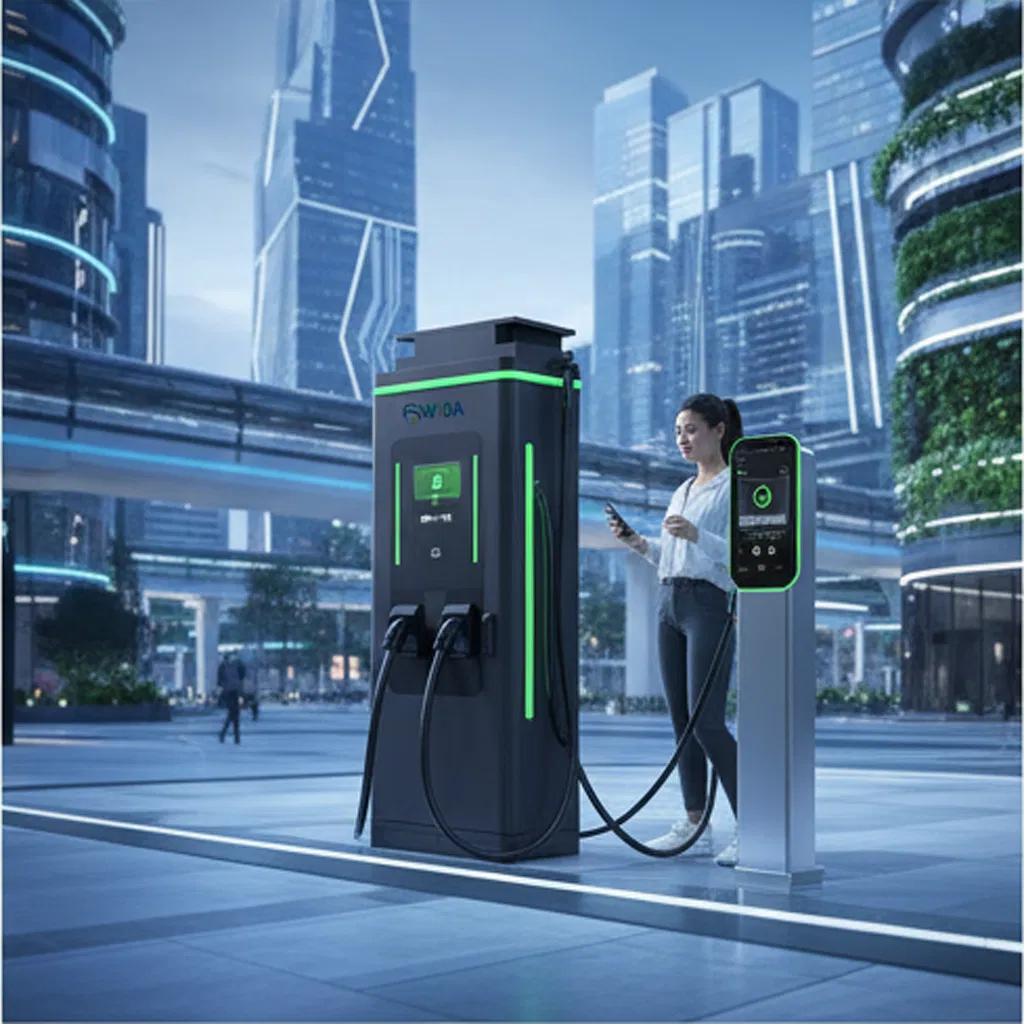 350kw CCS1/CCS2/Chademo EV Ultra Fast DC Charging Station