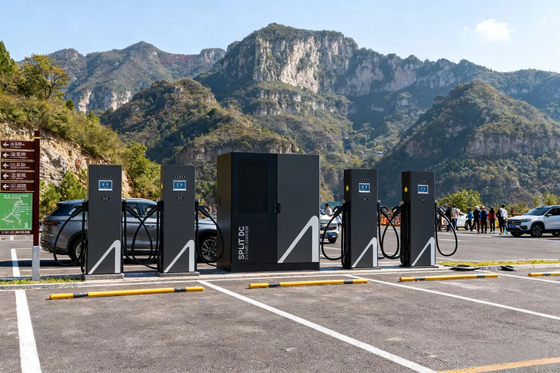 320kw/360kw/400kw/420kw/480kw Split EV DC Charger Station with Terminals CCS1/CCS2/Chademo/Gbt/Nacs