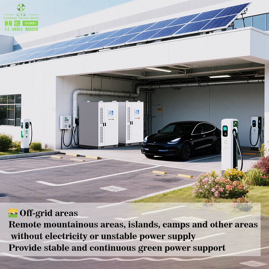 AC/DC Hybrid System 215 362 Kwh Lithium Ion Solar Storage EV Charging Integrated Solution with Smart Energy Management