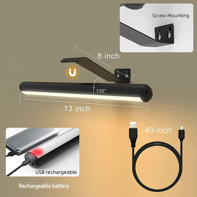 Interior Modern Rechargeable Picture Light Megnetic LED Wall Sconce Light