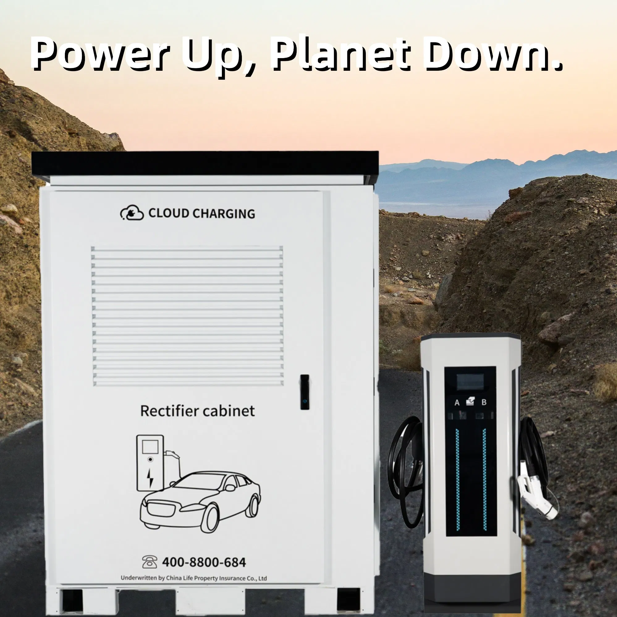 China Manufactuerer Factory Industry Leading Highway Motorway 600kw DC EV Electric Vehicle Car Liquid Cooled Split Charger Charge Charging Station