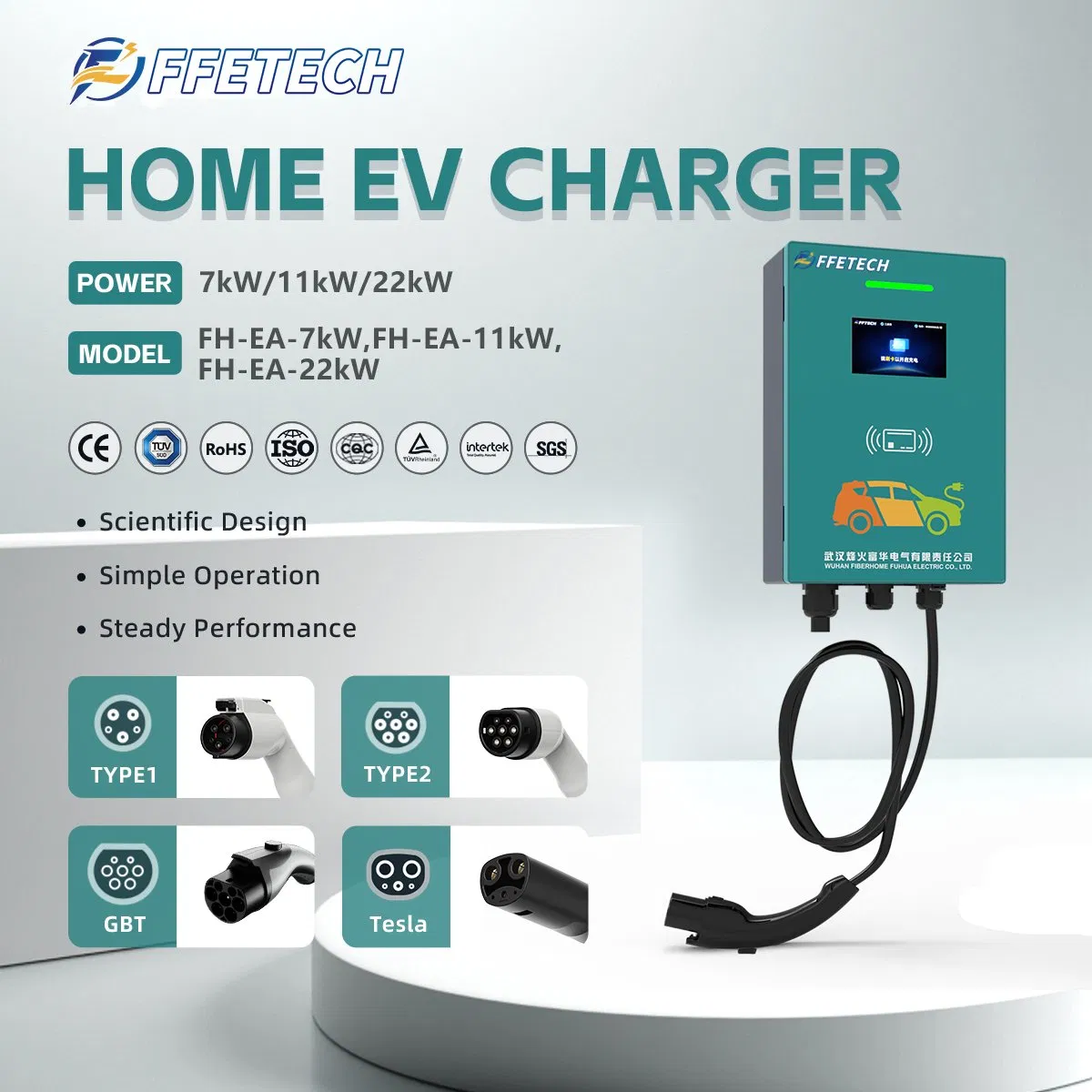 Compact Fast Charging Solution for Byd Tang Electric Vehicle