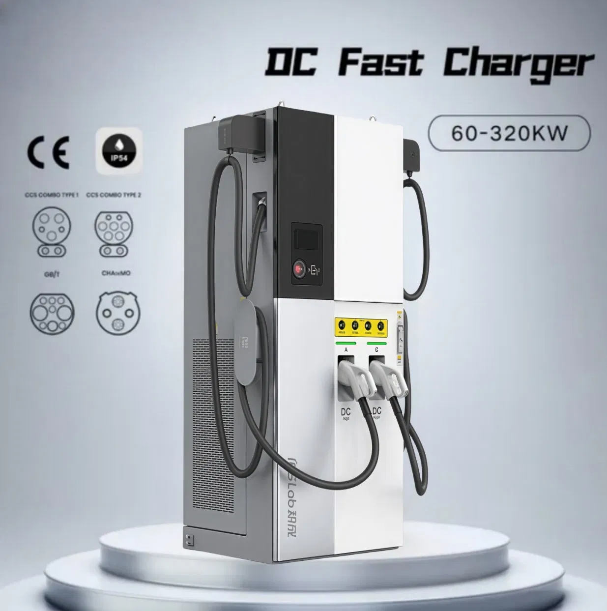 CE TUV Ocpp1.6 EV Infrastructure 60kw 120kw 240kw 360kw 4G Ethernet CCS2 Gbt Connector DC Fast Electric Vehicle Car Battery EV Charger Charging Station