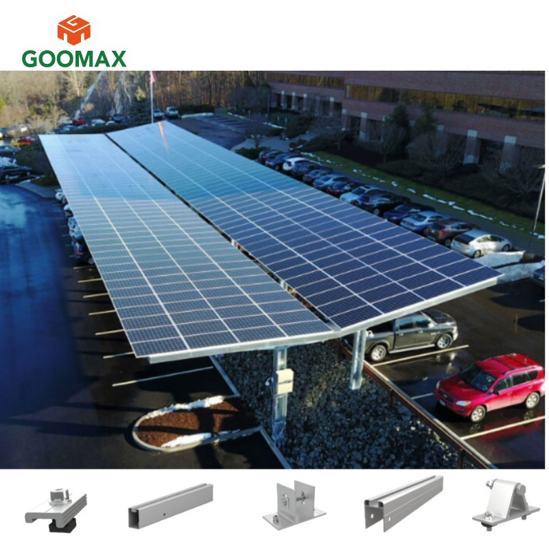 Goomax Premium Solar Carport System Solar Car Parking Design Efficient Car Parking Solutions