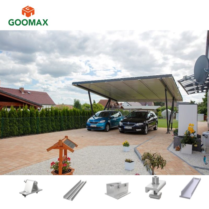 Goomax Premium Solar Carport System Solar Car Parking Design Efficient Car Parking Solutions