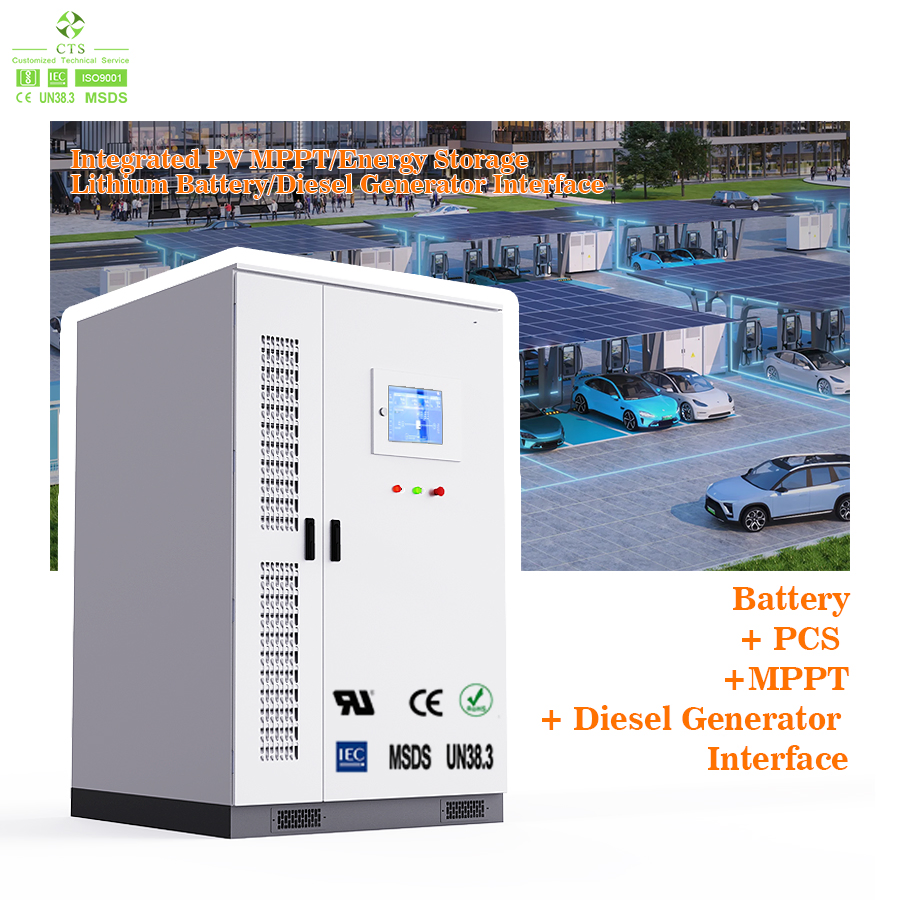 AC/DC Hybrid System 215 362 Kwh Lithium Ion Solar Storage EV Charging Integrated Solution with Smart Energy Management