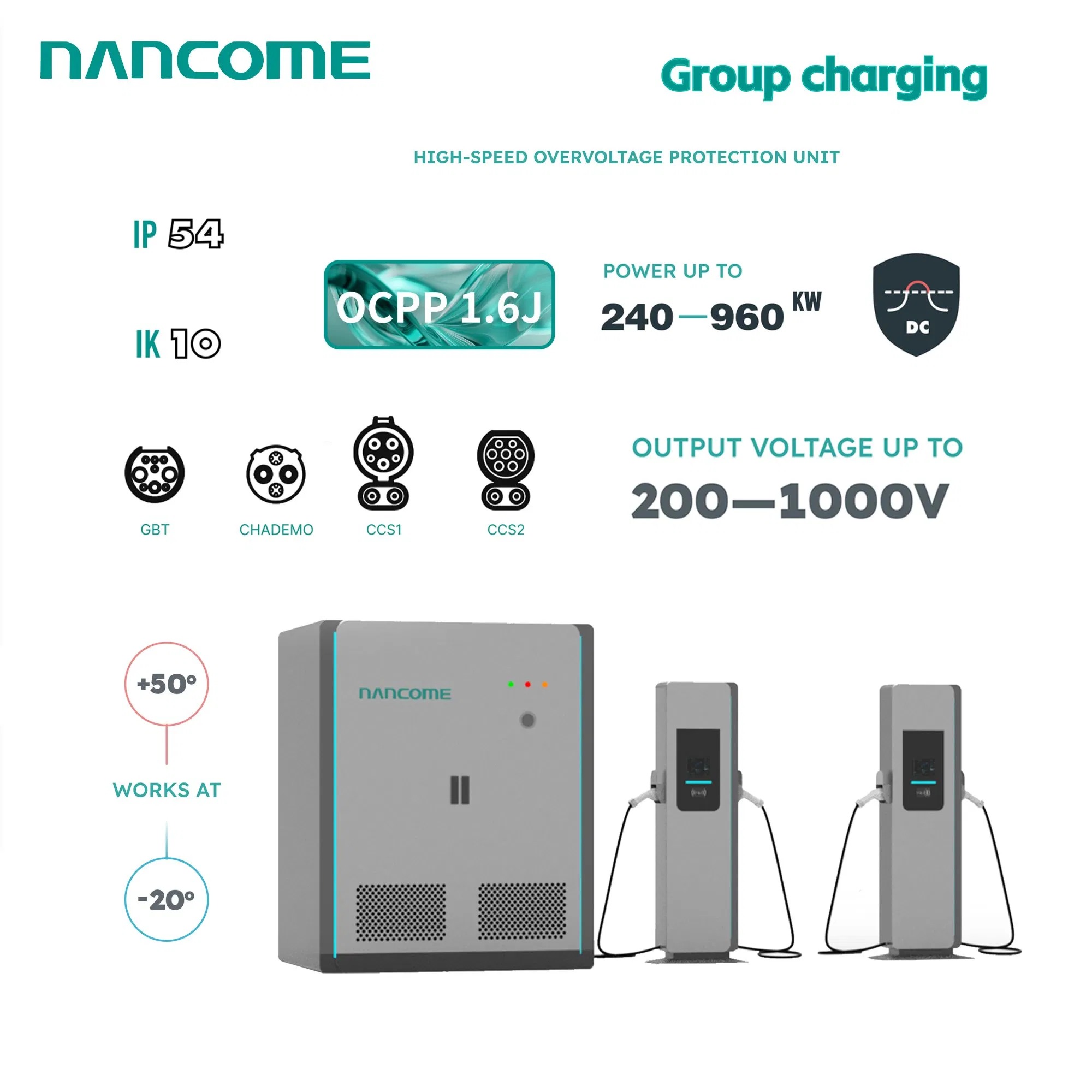 Nancome Megawatt Charging Station Infrastructure for Highway Freight EV Corridors
