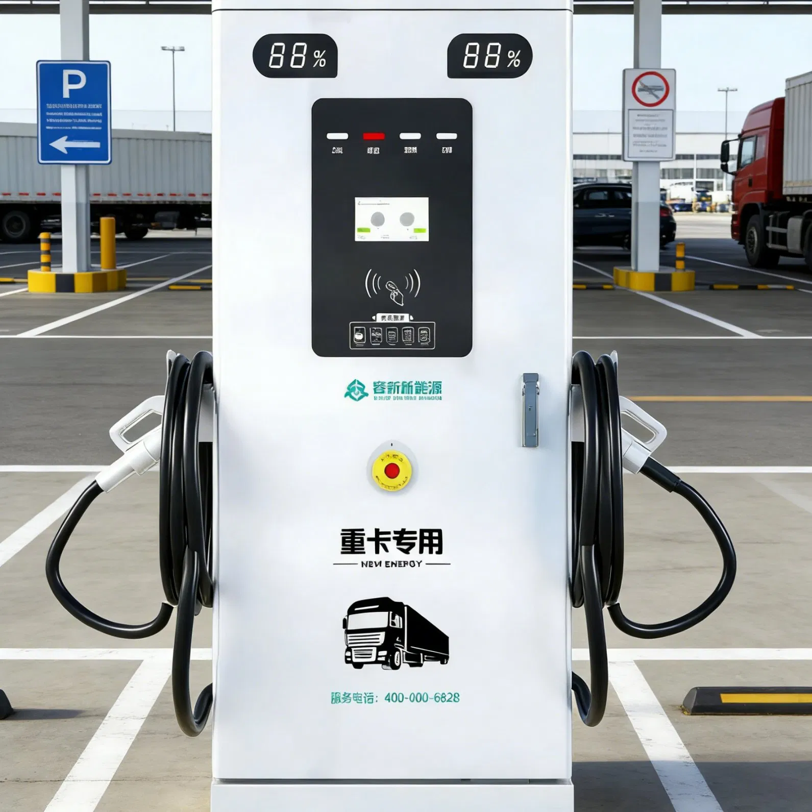 Fast EV Charger European Shopping Centre Charging Station