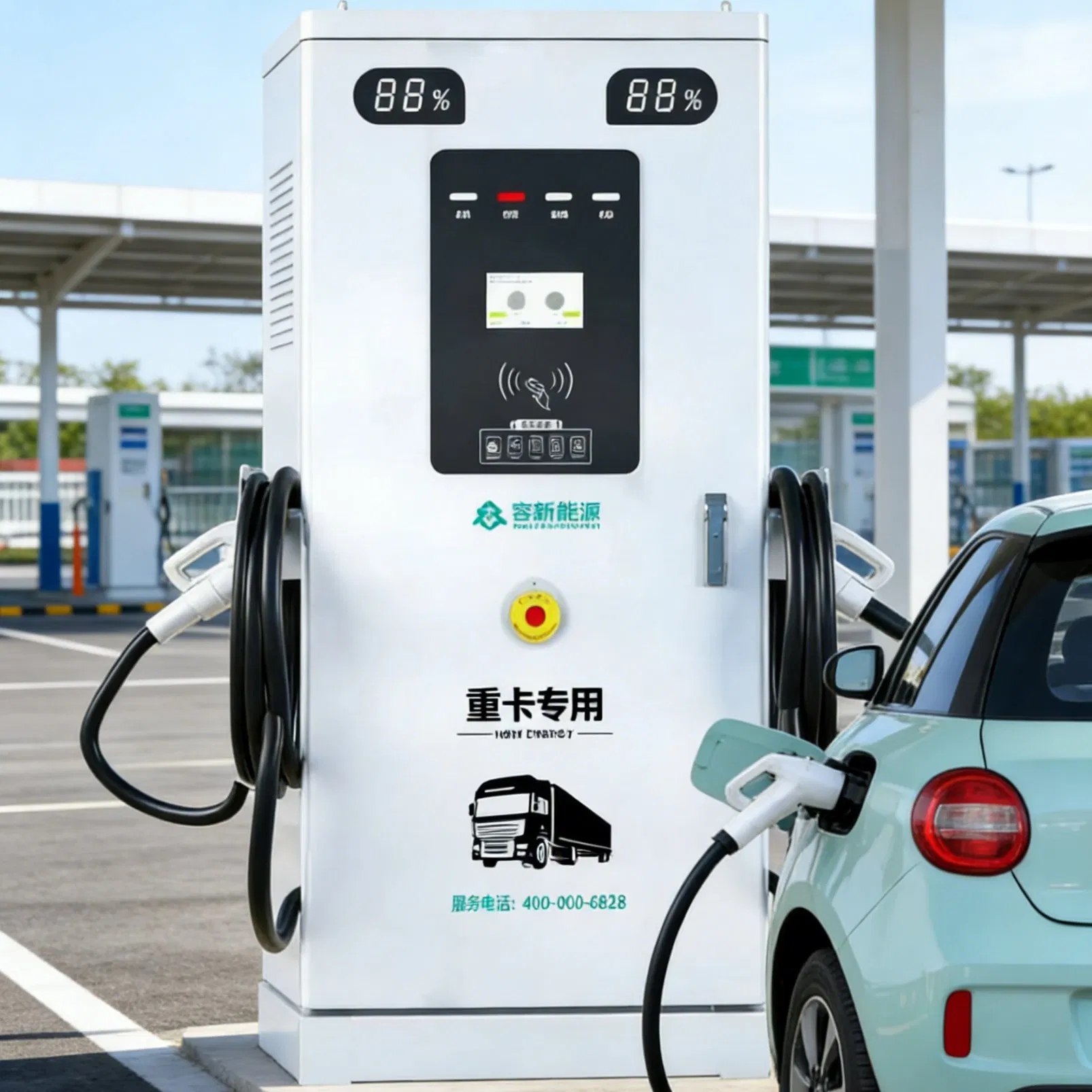 All in One EV Charger Retail Store Charging Station