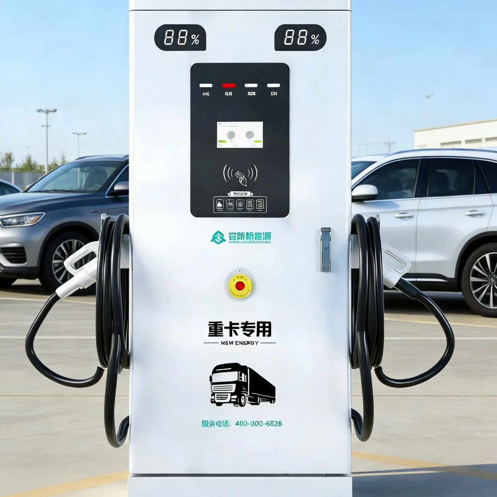 Fast Charge EV Charger Urban Hub Charging Station