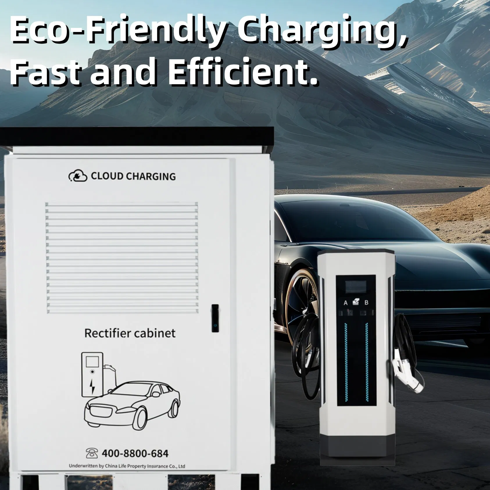 Wholesale Modernization Shopping Mall 600kw DC EV Electric Vehicle Car Liquid Cooling Split Charge Charging Station Charger