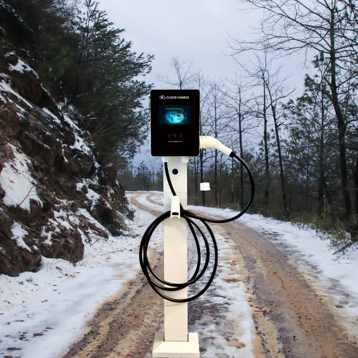 Cloudcharge Advanced Shopping Mall 7kw AC EV Electric Vehicle Car Charger Charge Charging Station