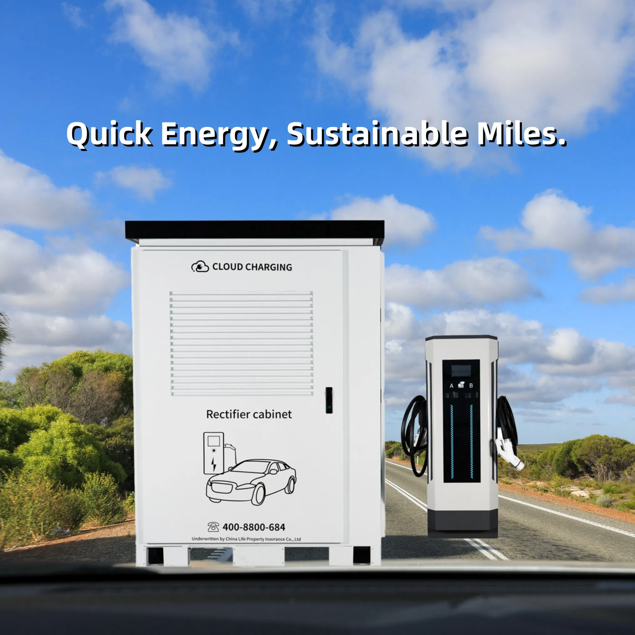 China Manufactuerer Factory Industry Leading Highway Motorway 600kw DC EV Electric Vehicle Car Liquid Cooled Split Charger Charge Charging Station