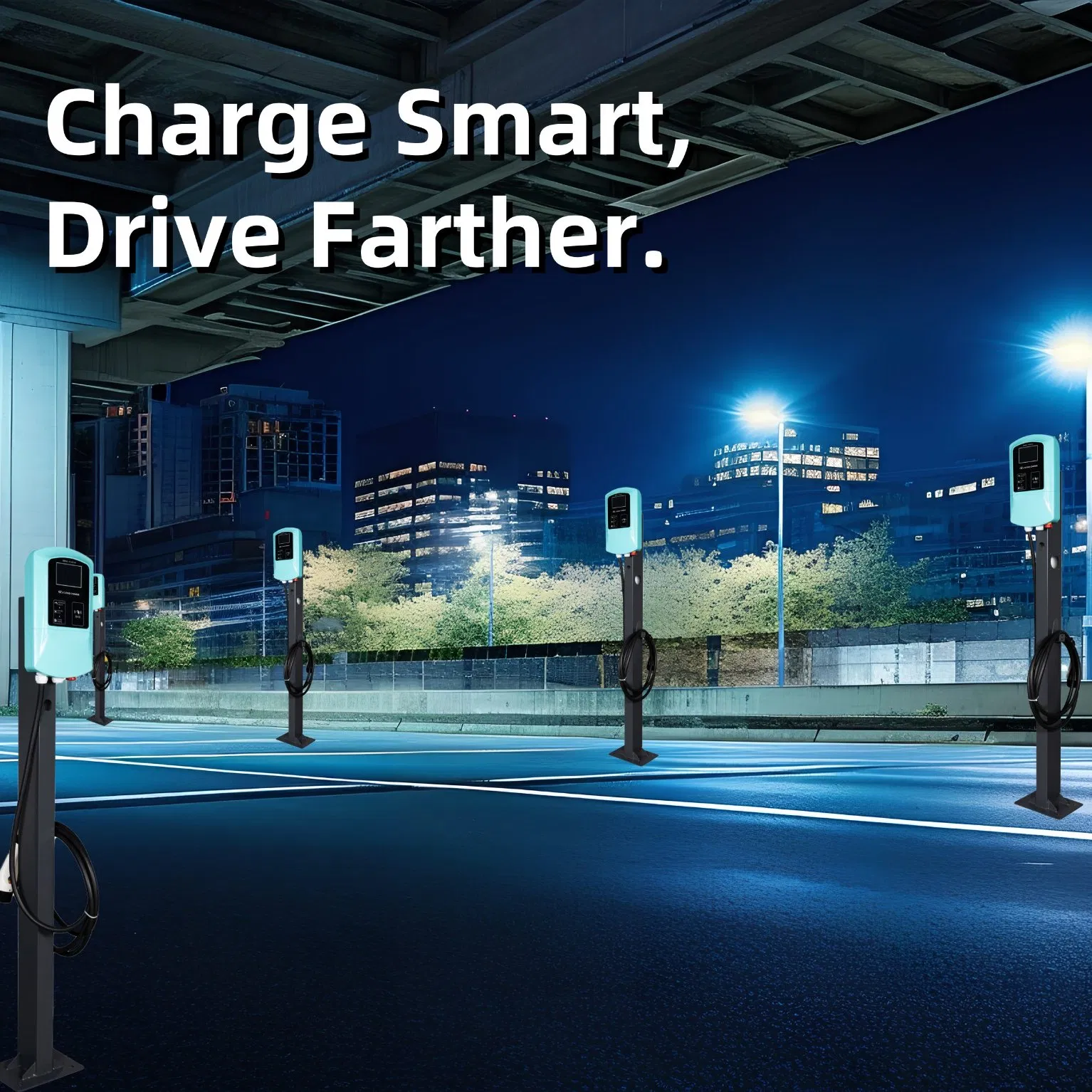 Customized Highway Motorway 7kw AC EV Electric Vehicle Car Charger Charge Charging Station