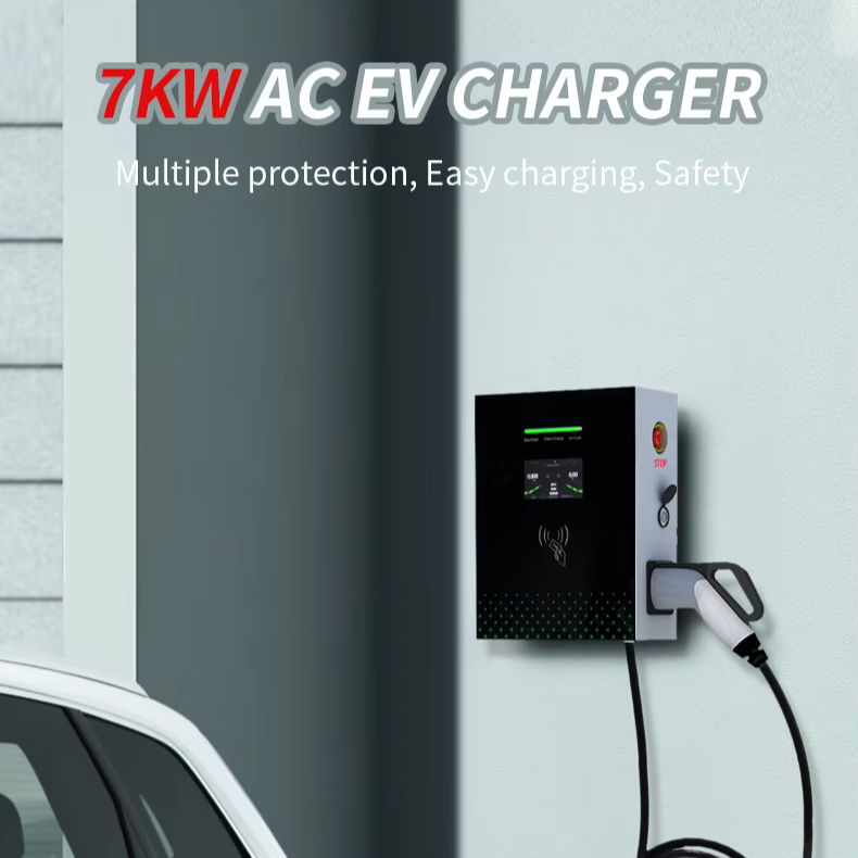 Ylc Factory Sales 7/11/22kw AC Wallbox Electric Vehicle EV Charger Charging Stations