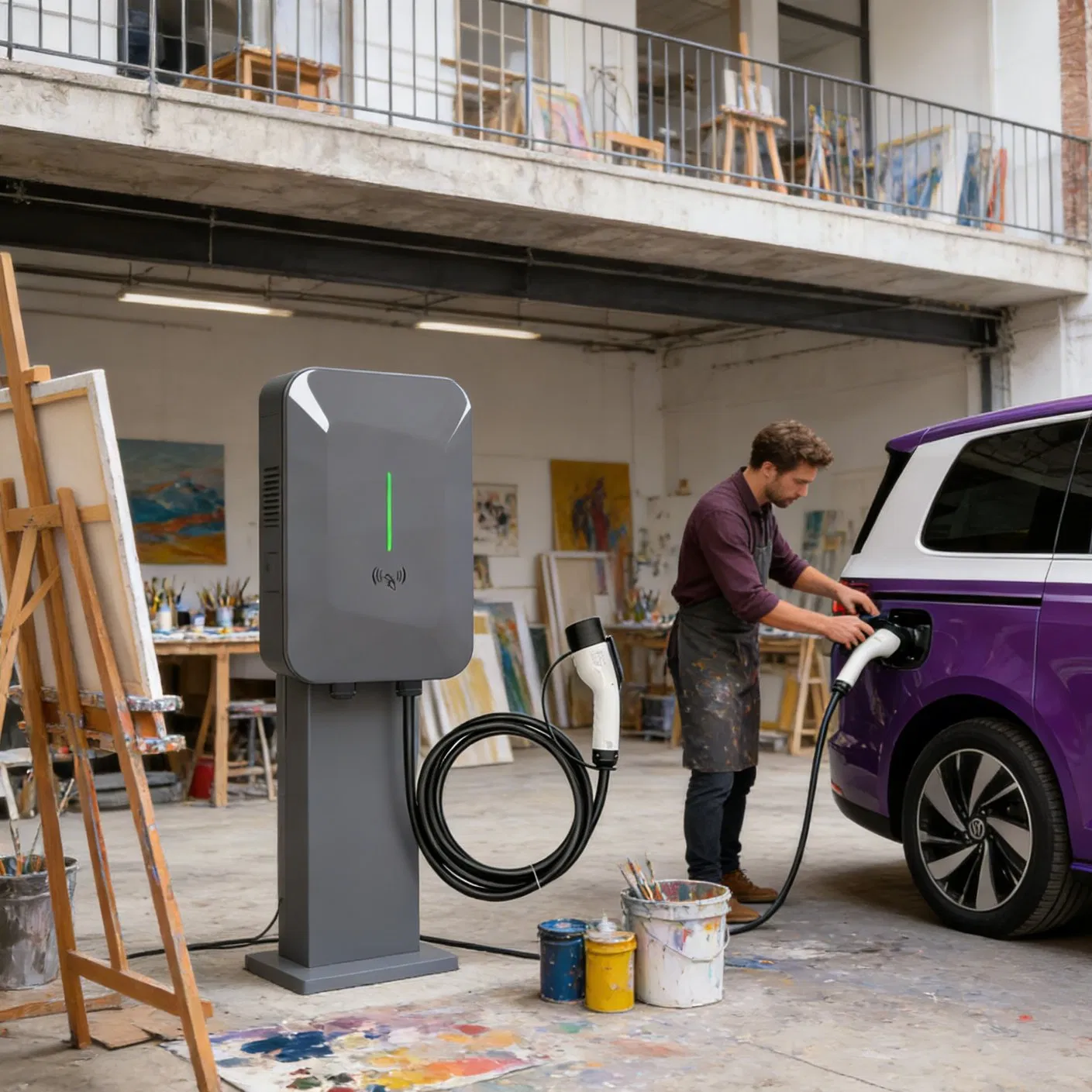 11kw Three-Phase EV Charger Low-Power Shared