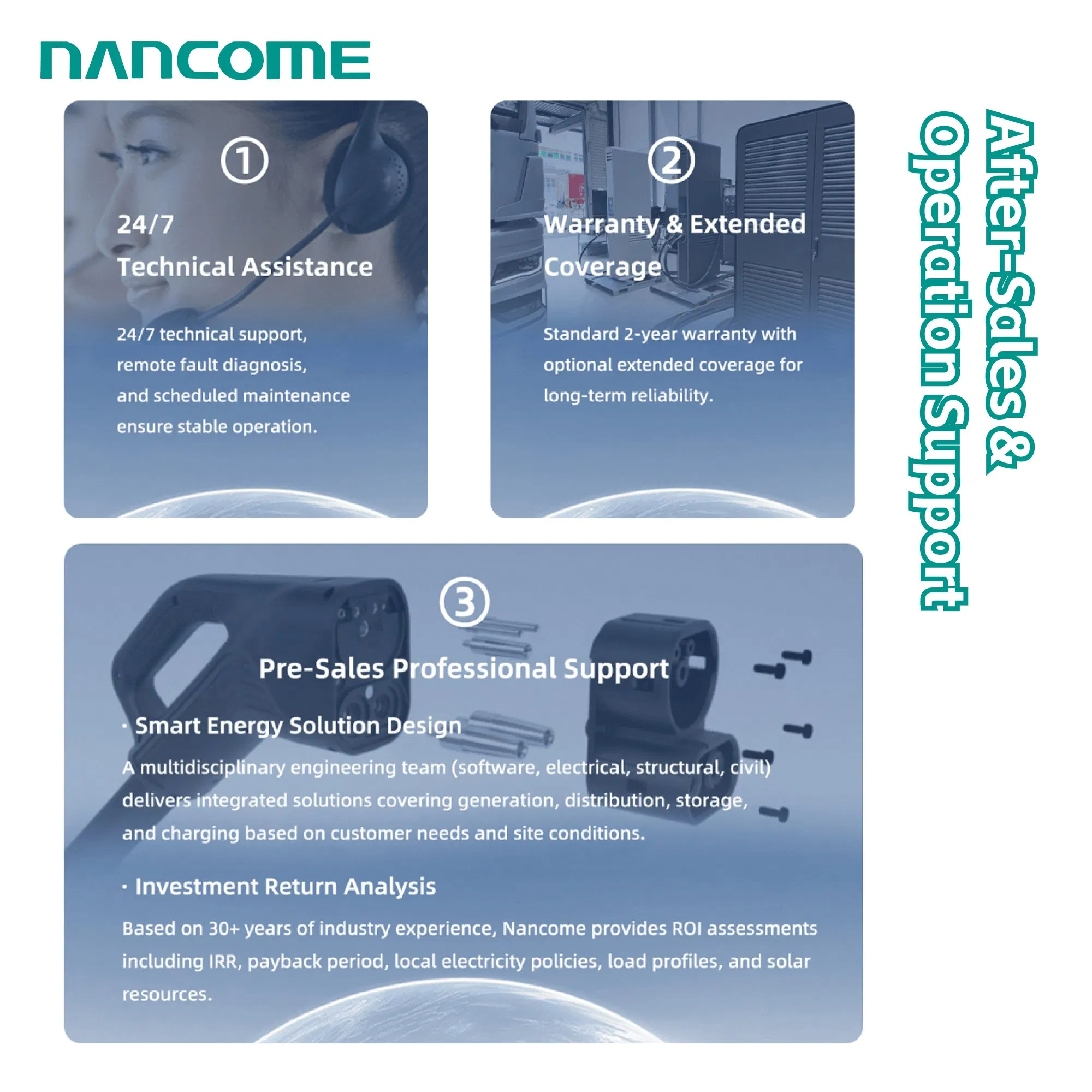 Nancome Megawatt Fast Station Charging Infrastructure for Public Sector EV Fleets