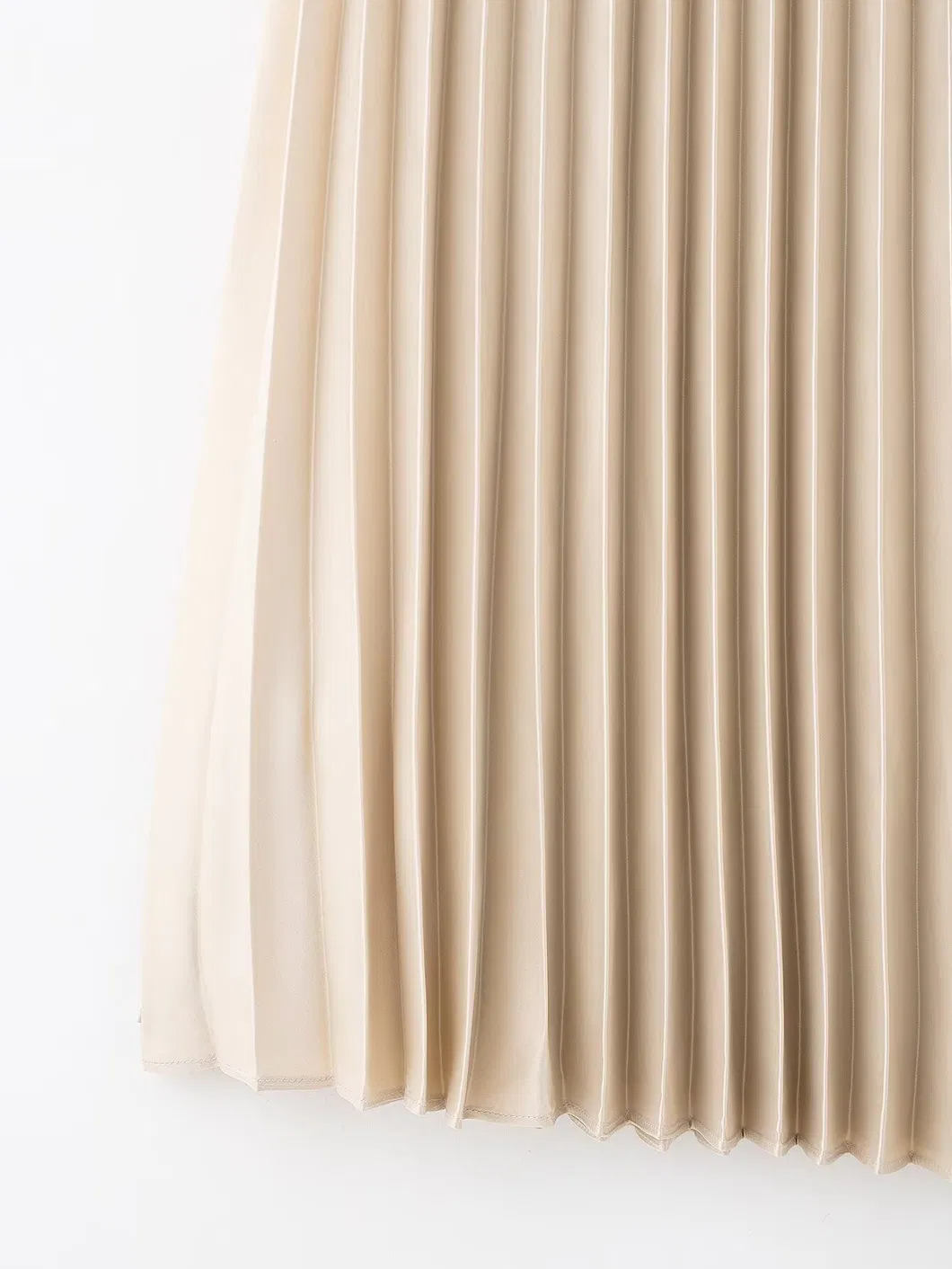 Custom Made Low MOQ Chic Fashion Casual Pleated Polyester Girl Skirt