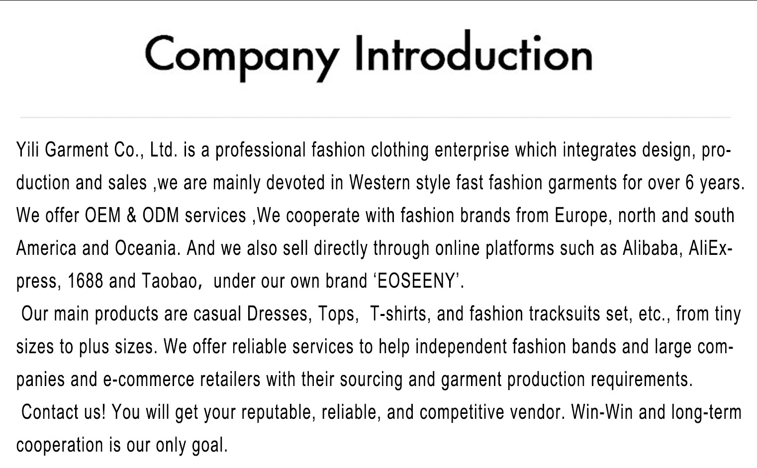Company Profile Details