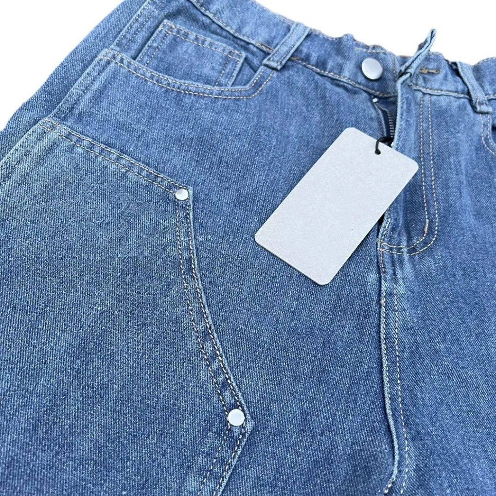 Men's Designer Distressed Embroidery Denim Shorts Breathable Vintage Hip Hop Style High Straight Light Streetwear Summer Vintage Men's Shorts