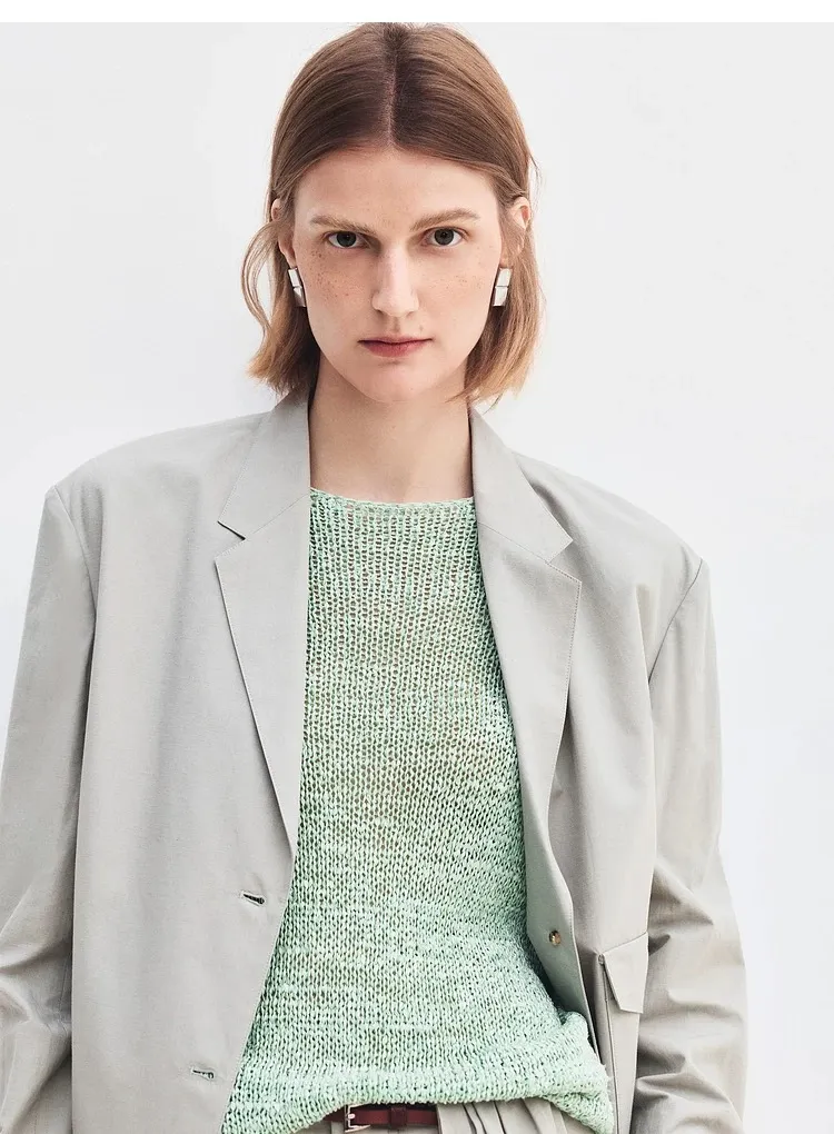 Customized Leisure Women Blazer Jacket High-End Chest Pockets Design Oversize Casual Women Suits Set Blazer Coat for Ladies Official Wear