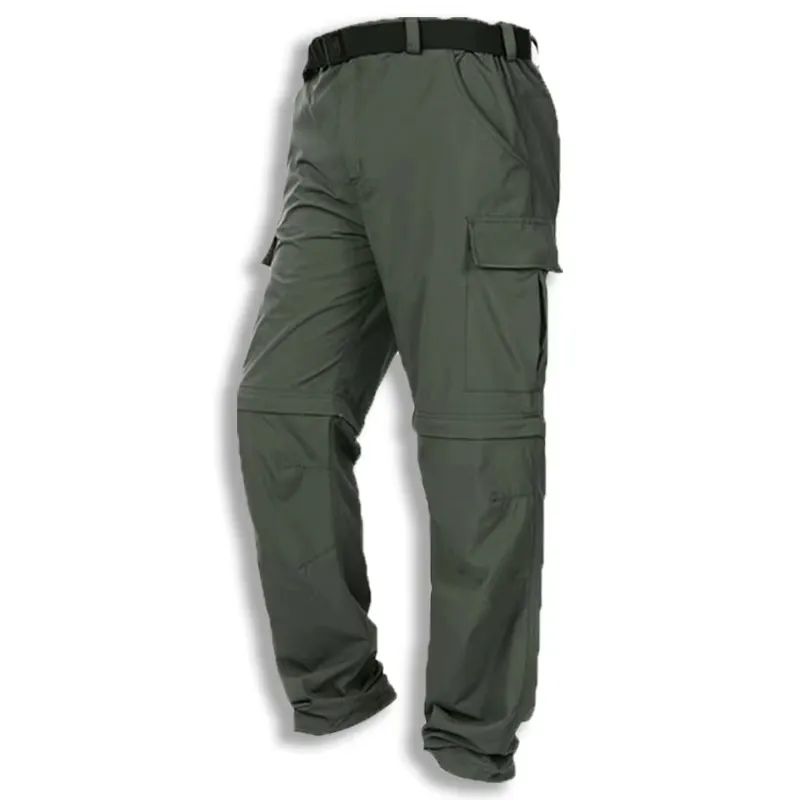 Mens Tactical Fishing Pants Outdoor Hiking Cargo Pants Casual Work Trousers