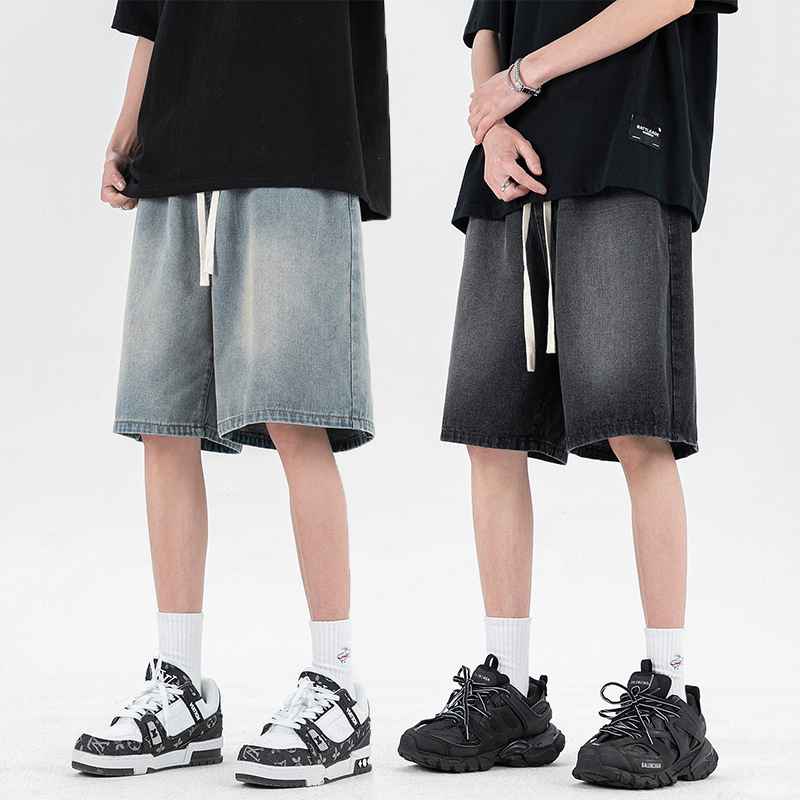 Casual Men's Summer Denim Straight Shorts