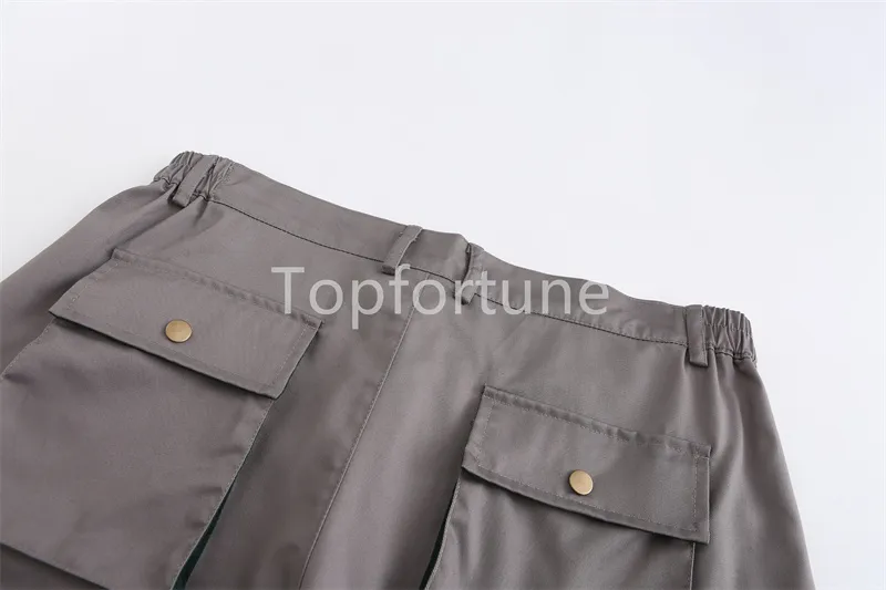 Custom Logo Reflective Cotton Twill Work Clothes Casual Outdoor Hiking Cargo Pants