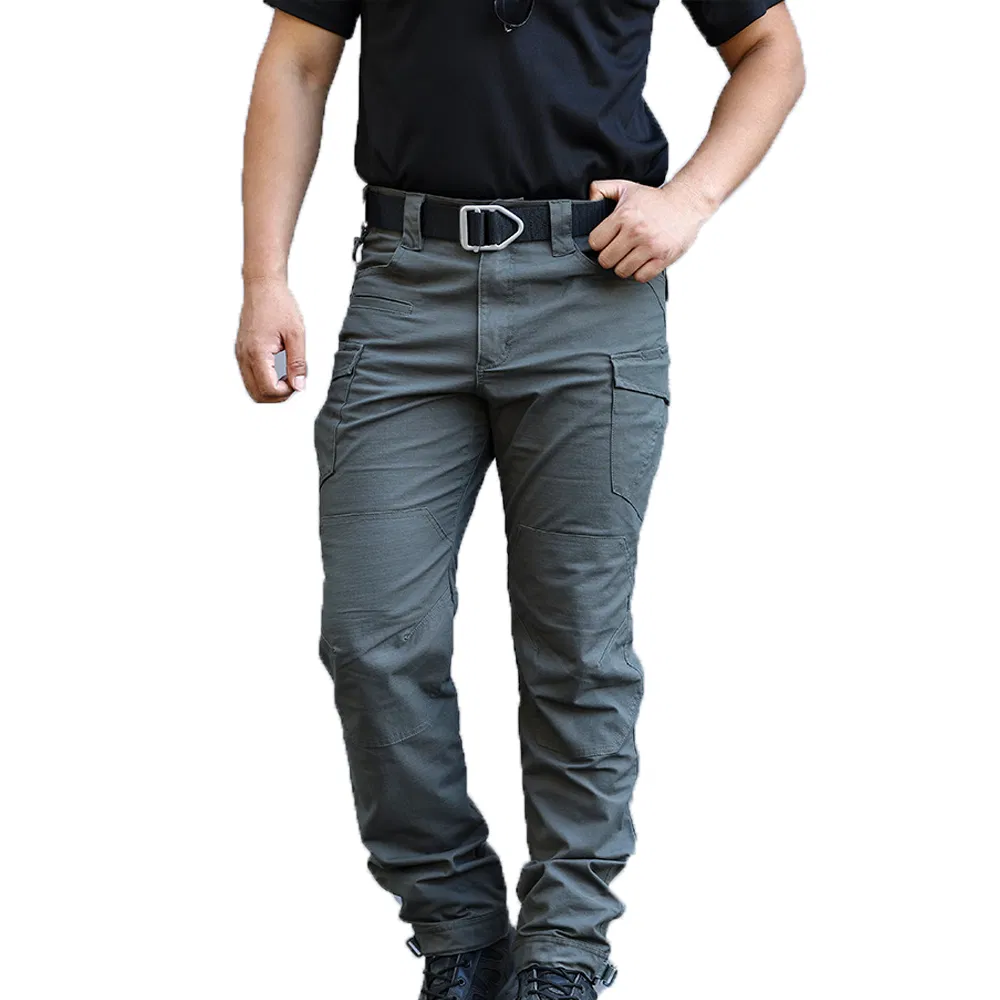 Mens Tactical Fishing Pants Outdoor Hiking Cargo Pants Casual Work Trousers