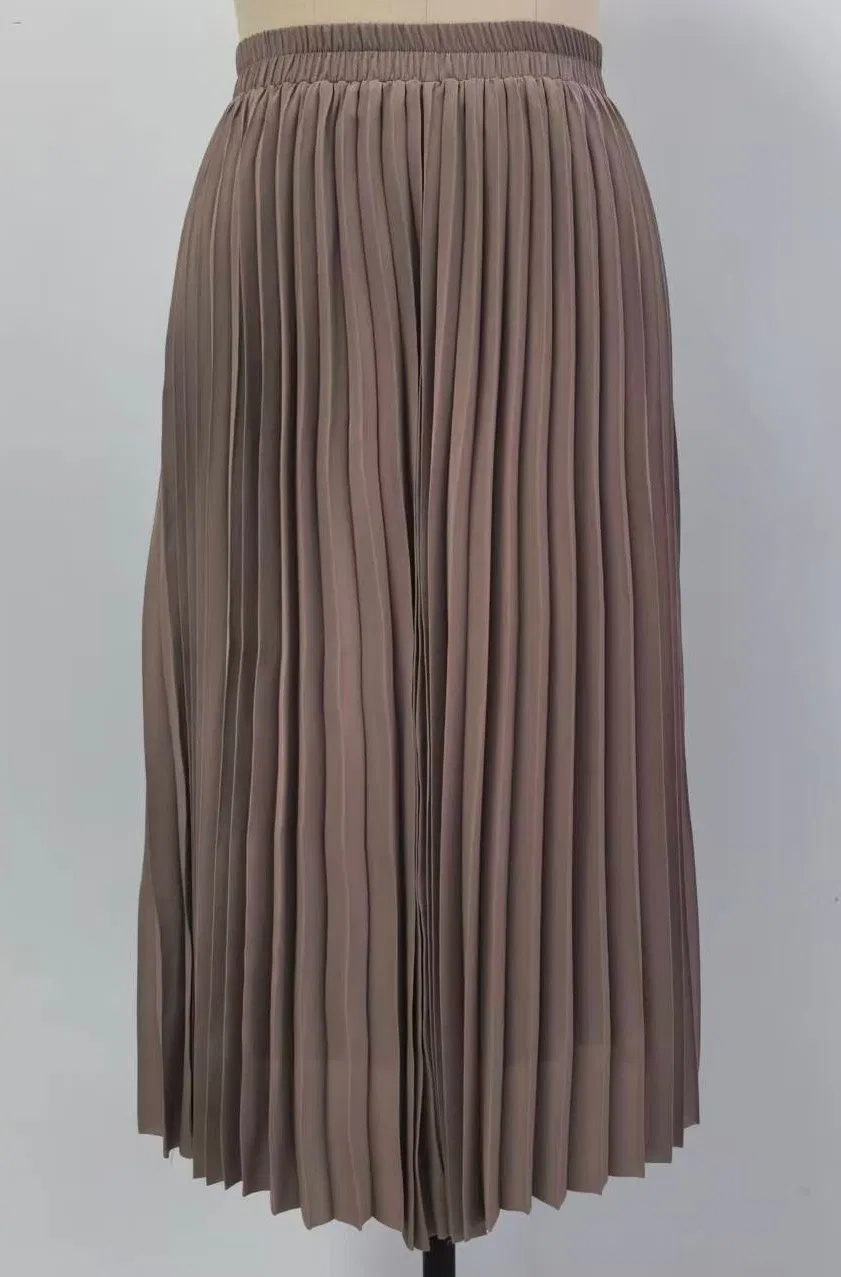 Ladies Casual Pleated Skirt