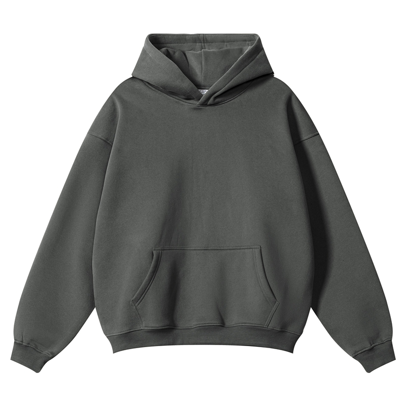 High Quality 400gsm Heavy Weight Cotton Stringless Blank Hoodie Custom Men Streetwear OEM Logo Custom Oversized Hoodies