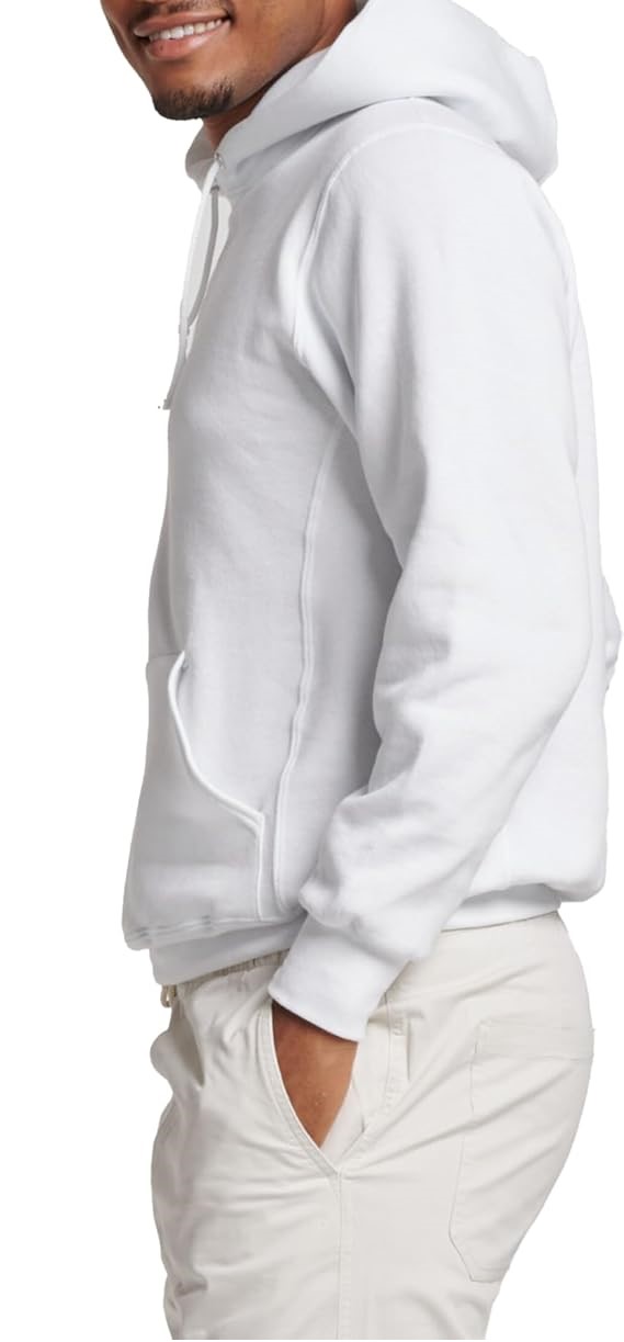 Mens Hoodie Cotton Fleece Material With Relaxed Fit Fleece Hoodie For Daily Use