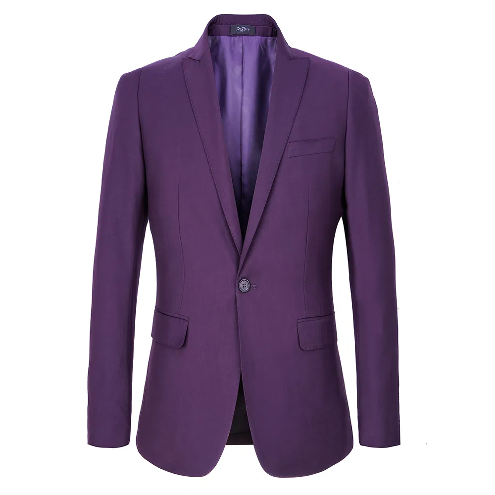 Khaki Cotton Unstructured Casual Outdoor Men Blazer