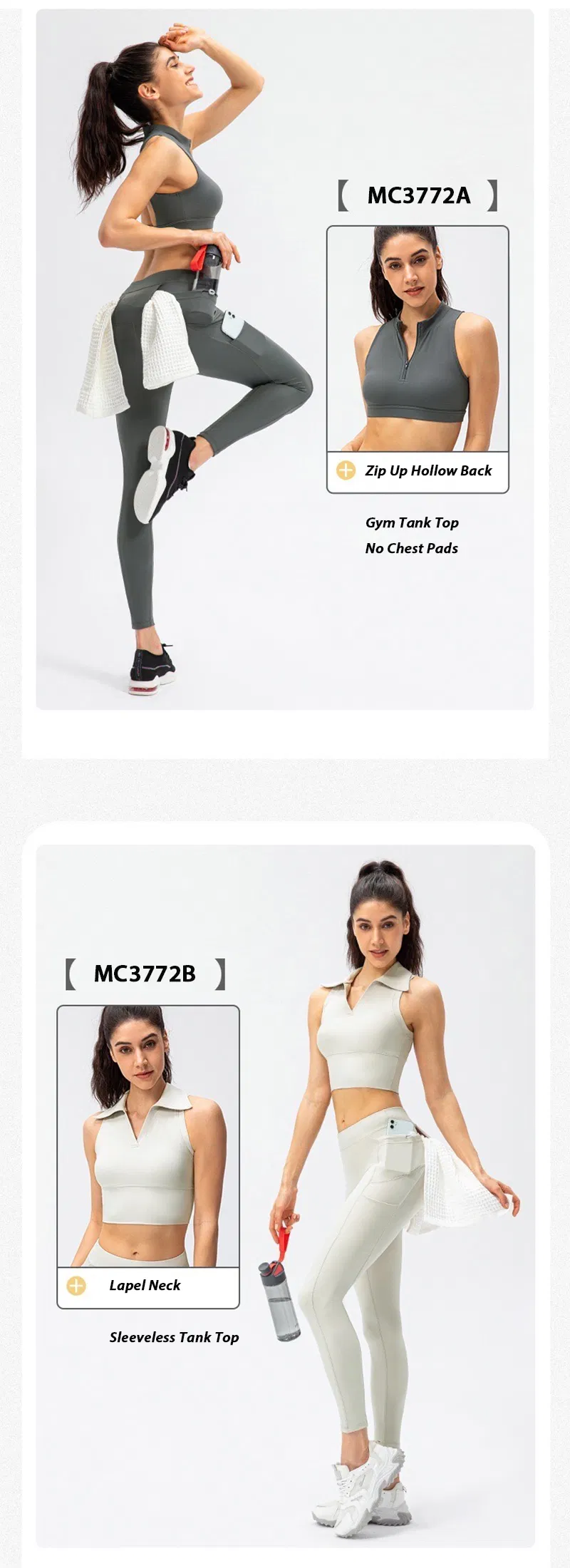 Premium Soft Yoga Workout Sets