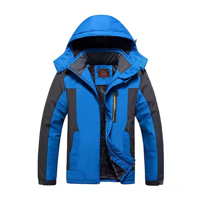 Custom Outdoor Winter Jacket With Hood Men Coat Wind Breaker Custom Work Jacket Custom