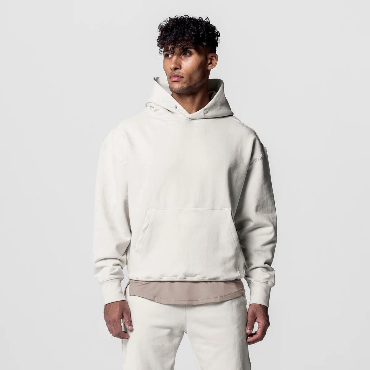 Custom Men Outer 100% Cotton Hoodies &amp; Sweatshirts Lining Fleece Oversized Hoodie For Men