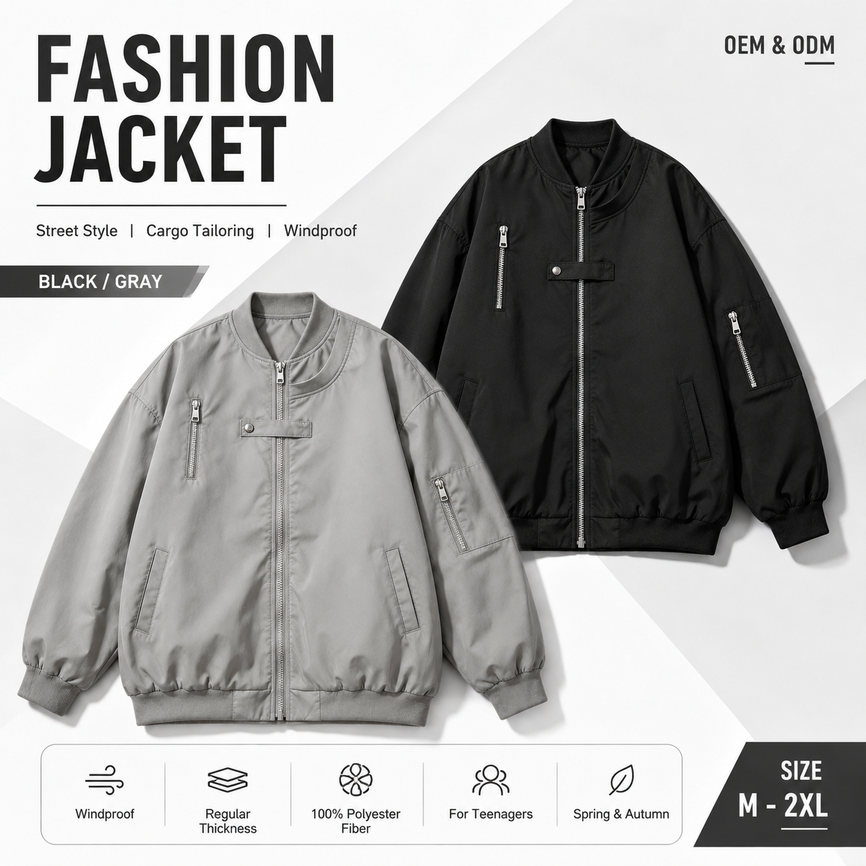 Men's Custom Made Vintage Bomber Jacket Stand Collar Denim Fabric Pakistan Manufacture Wholesale Price Latest Design Plain Dyed