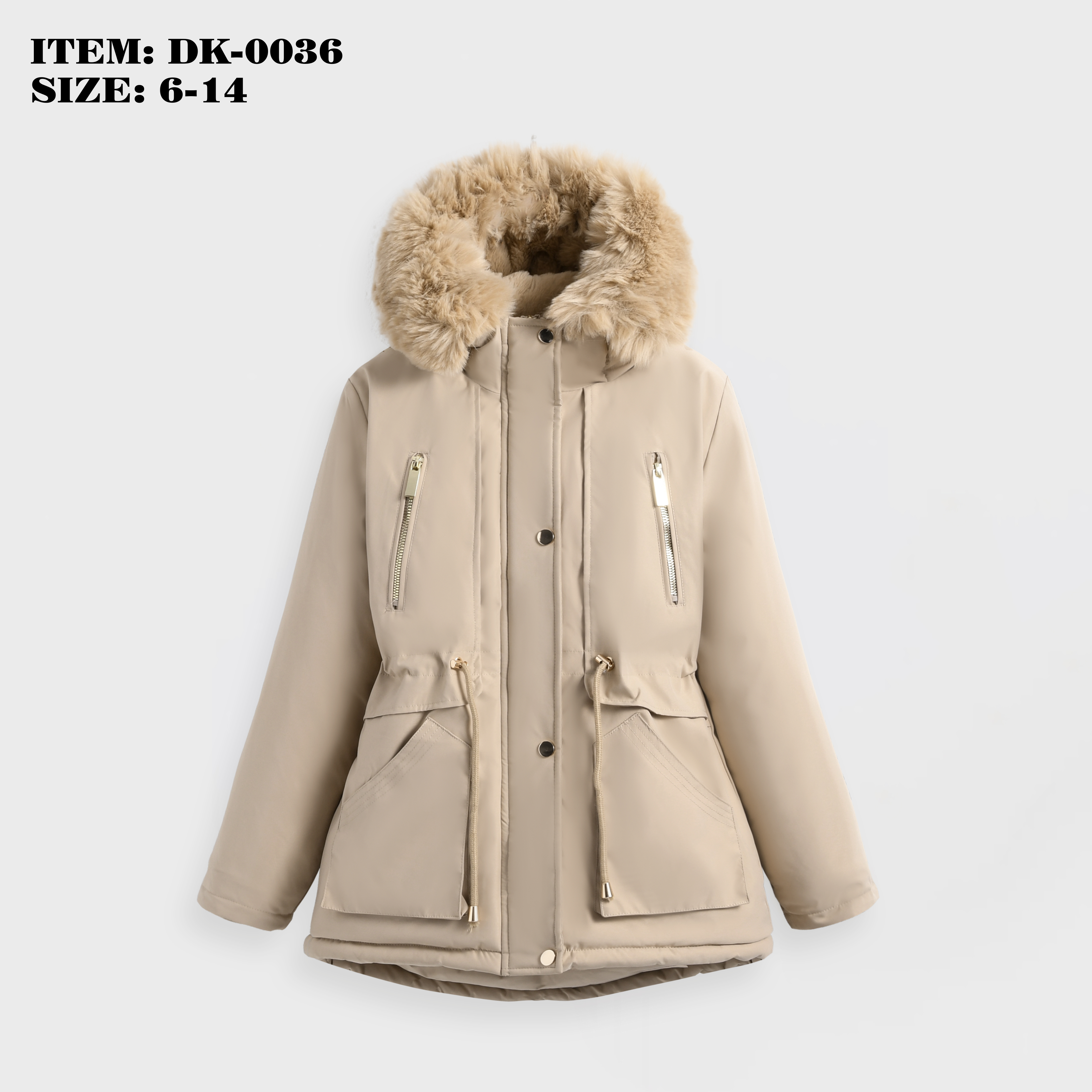 High-quality Women's New Autumn-winter Thick Long Coat in Fashionable Design With a Hood and Solid Color It Features a Slim Fit