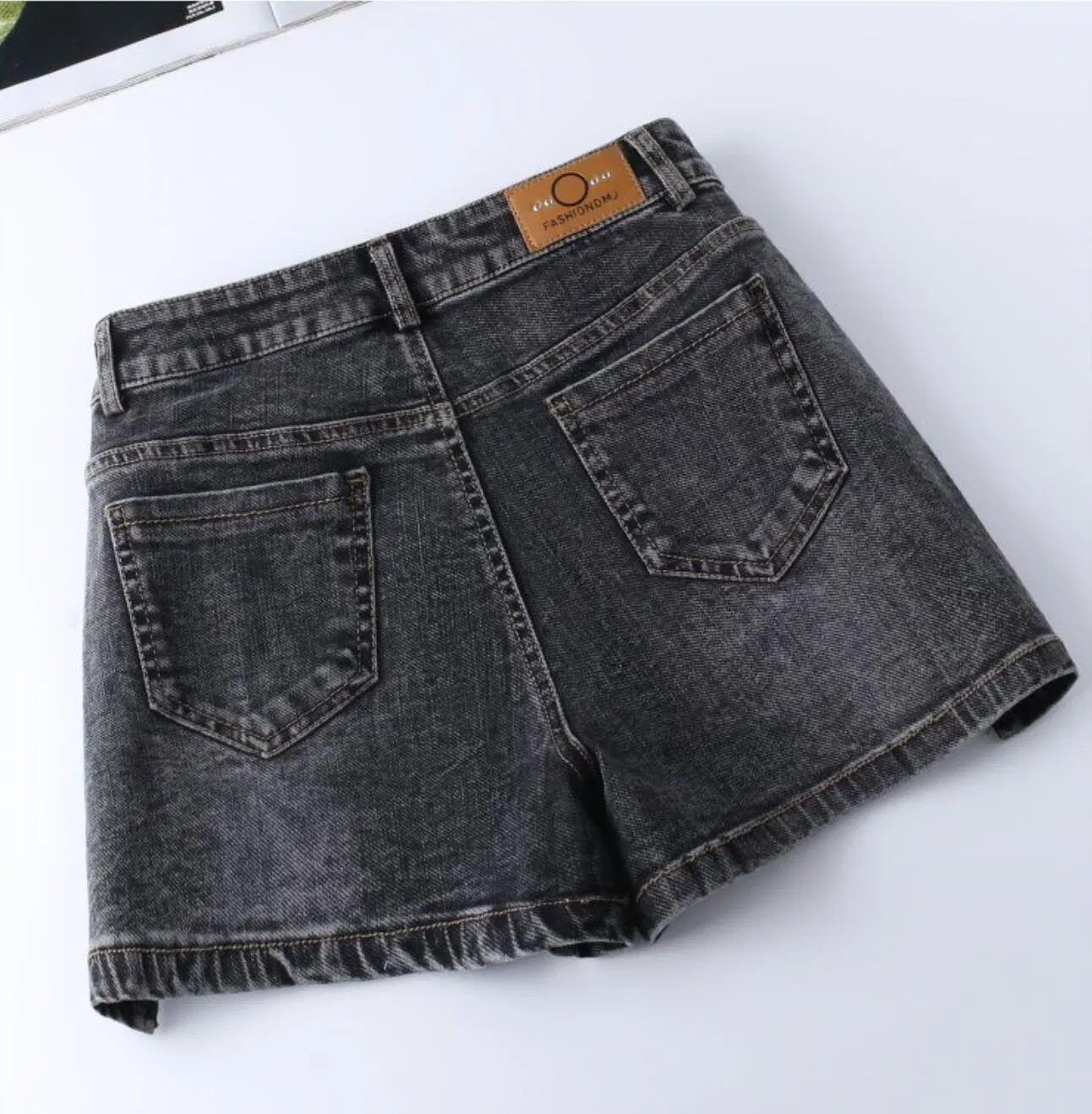 New Loose A-Line Wide-Leg High-Waisted Women's Denim Shorts
