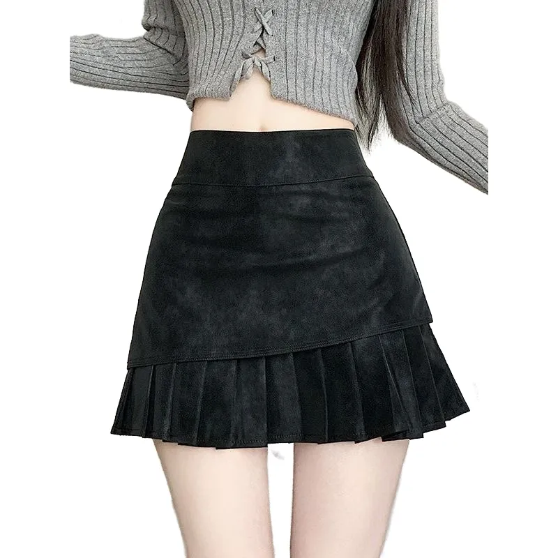 Pleated mini skirt photo 2