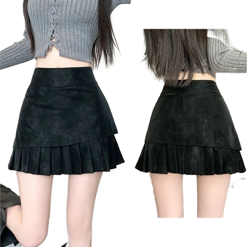 Pleated mini skirt photo 4