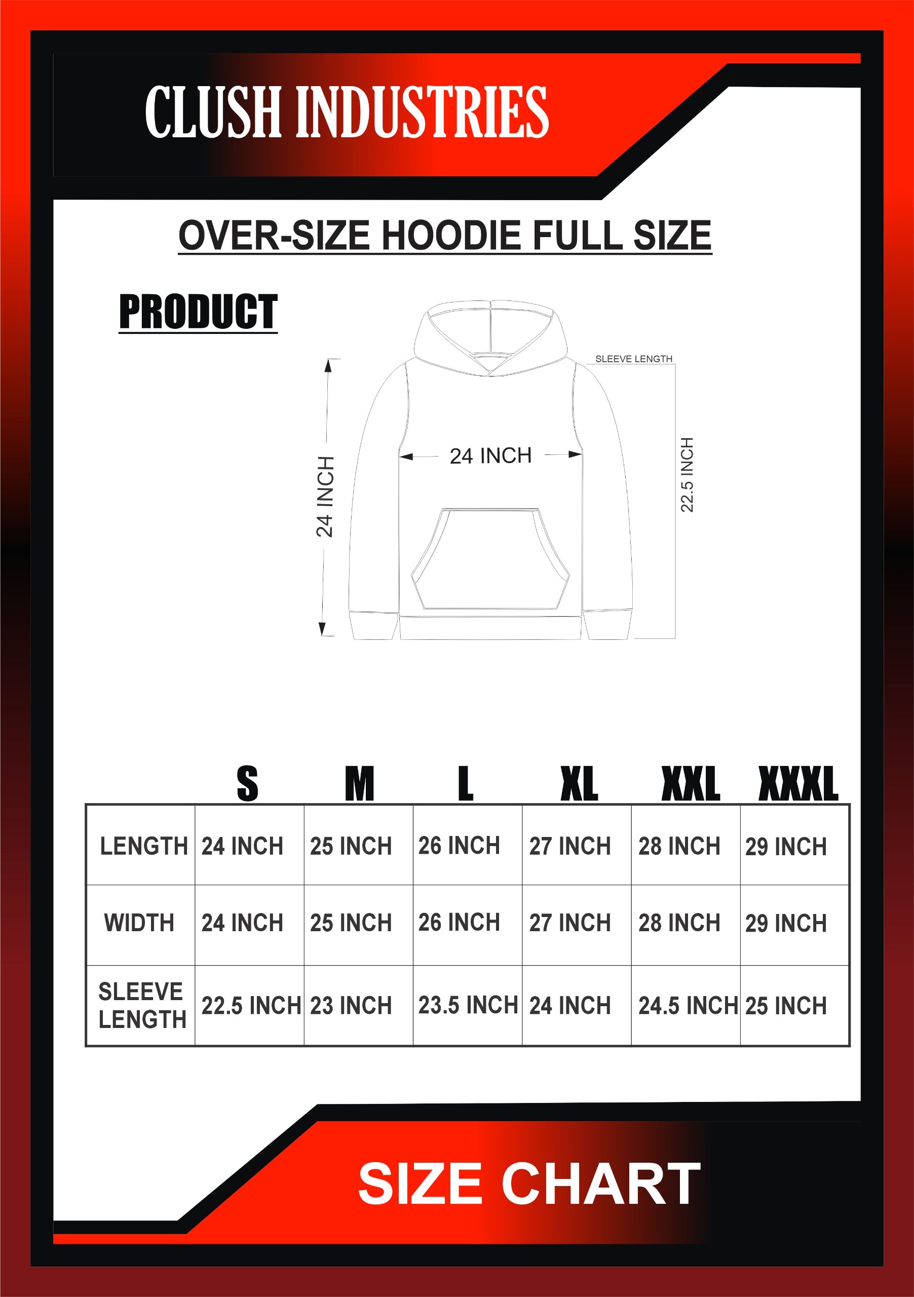 Size Chart 1