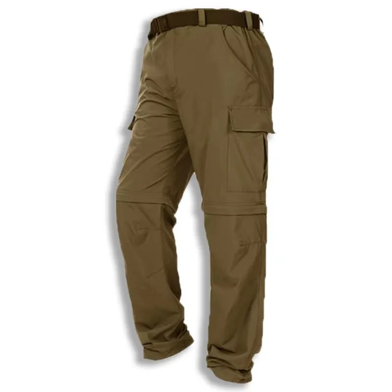 Mens Tactical Fishing Pants Outdoor Hiking Cargo Pants Casual Work Trousers